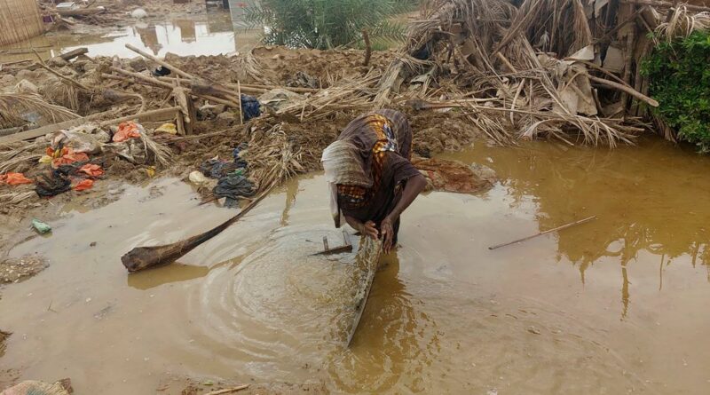 What caused the cholera epidemic in Sudan?